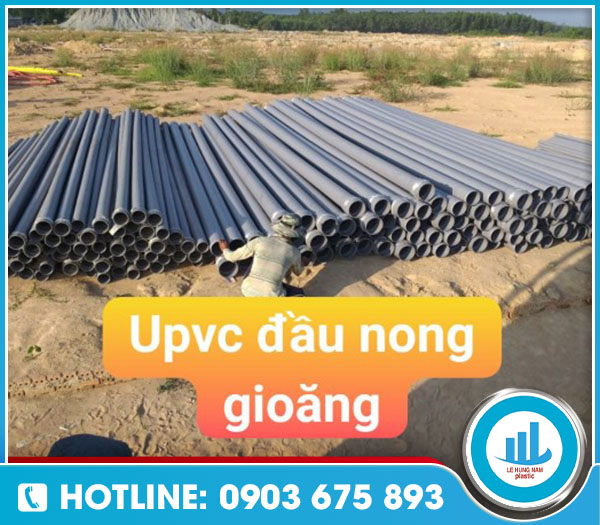 Ống uPVC đầu nong gioăng